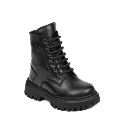Botines para niños pequeños 111c negro