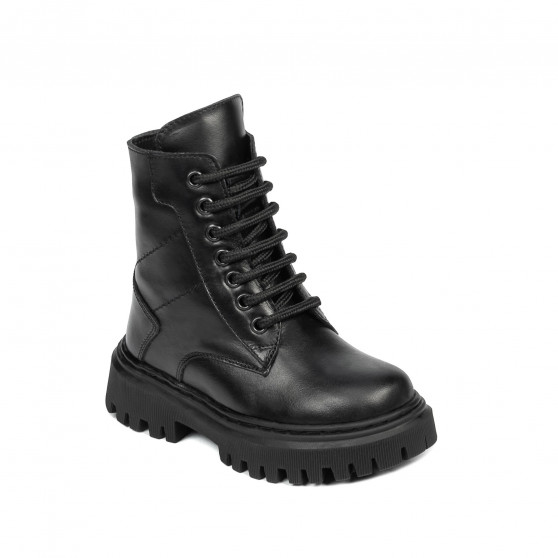 Botines para niños pequeños 111c negro