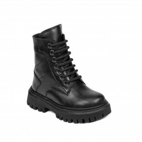 Botines para niños pequeños 111c negro
