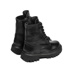 Botines para niños pequeños 111c negro