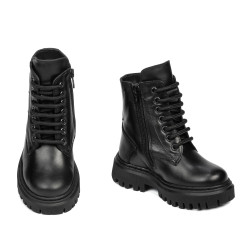 Botines para niños pequeños 111c negro
