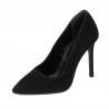 Zapatos elegantes de mujer 1299 negro antílope