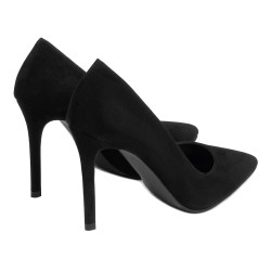 Zapatos elegantes de mujer 1299 negro antílope