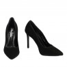 Zapatos elegantes de mujer 1299 negro antílope