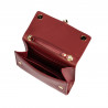Bolso de hombro para mujer 009g rojo safiano