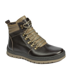Botas para hombre 4141 café combinado