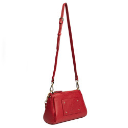 Bolso de mujer al hombro 016g biz rojo