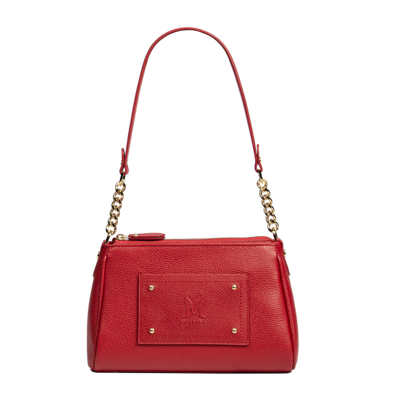 Bolso de mujer al hombro 016g biz rojo