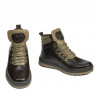 Botas para hombre 4141 café combinado