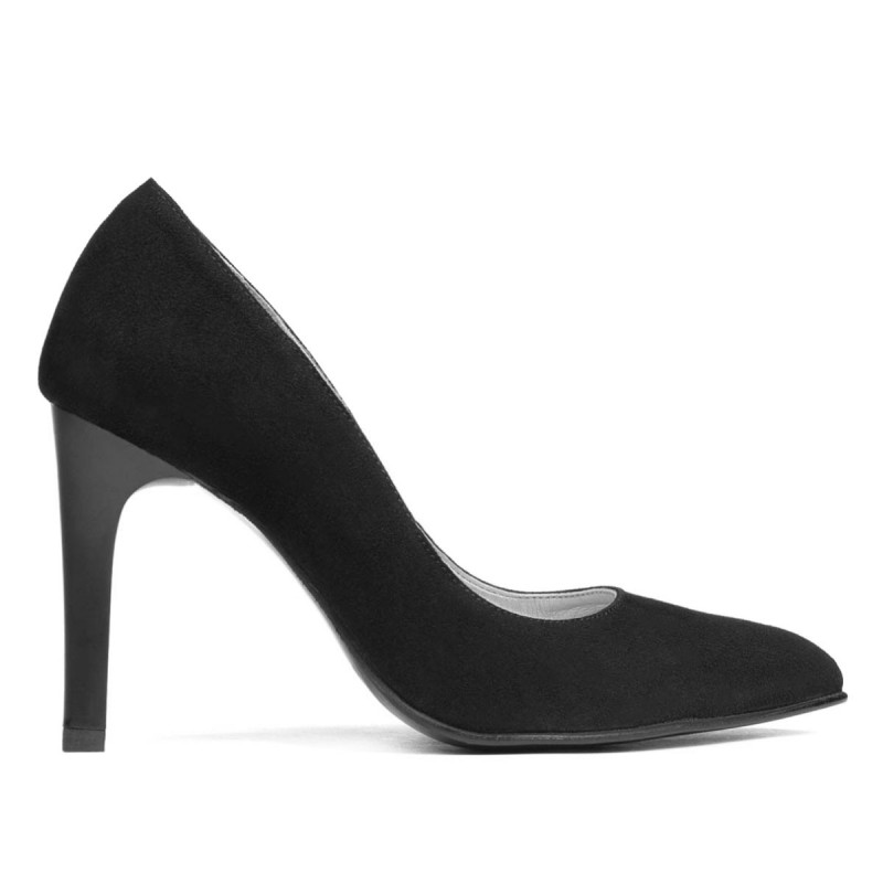Zapatos elegantes de mujer 1276 negro antilope