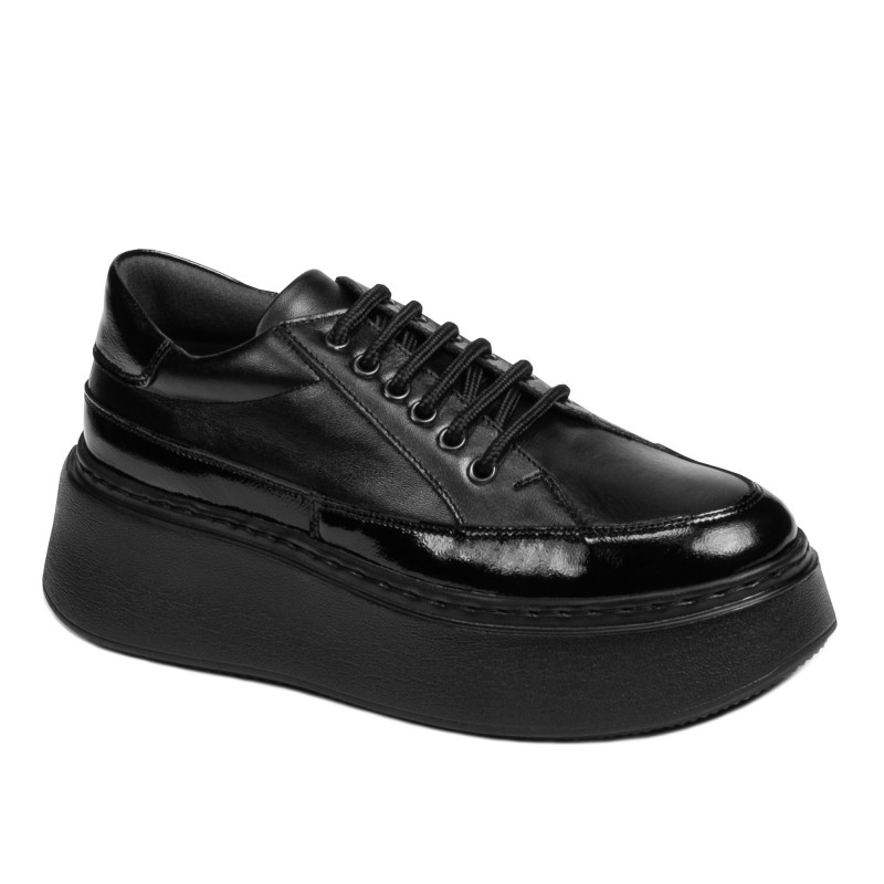 Zapatillas deportivas mujer 6070 negro combinado