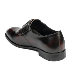 Zapatos elegantes de hombre 959 en color burdeos florantic