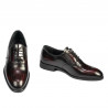 Zapatos elegantes de hombre 959 en color burdeos florantic