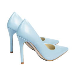 Zapatos elegantes de mujer 1302 cielo