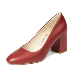Zapatos elegantes de mujer 1305 burdeos