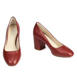Zapatos elegantes de mujer 1305 burdeos