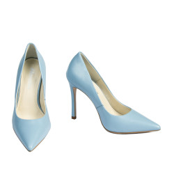 Zapatos elegantes de mujer 1302 cielo