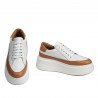 Zapatillas deportivas mujer 6070 blanco combinado