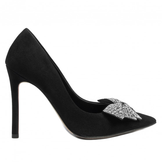 Zapatos elegantes de mujer 1334 negro antílope