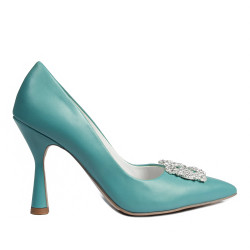 Zapatos elegantes de mujer 1312 azuro