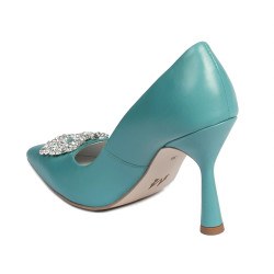 Zapatos elegantes de mujer 1312 azuro