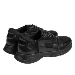 Zapatillas deportivas hombre 966 negro combinado