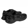Zapatillas deportivas hombre 966 negro combinado