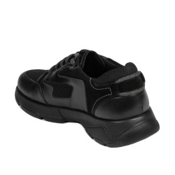 Zapatillas deportivas hombre 966 negro combinado