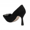 Zapatos elegantes de mujer 1312 negro antílope