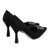 Zapatos elegantes de mujer 1312 negro antílope