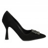Zapatos elegantes de mujer 1312 negro antílope