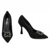 Zapatos elegantes de mujer 1312 negro antílope