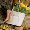 Zapatos elegantes de mujer 1302 charol camel