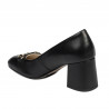 Zapatos elegantes de mujer 1304 negro