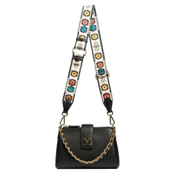 Bolso de mujer de hombro 003g negro