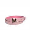 Cinturón de mujer 41m rosa saffiano