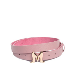 Cinturón de mujer 41m rosa saffiano