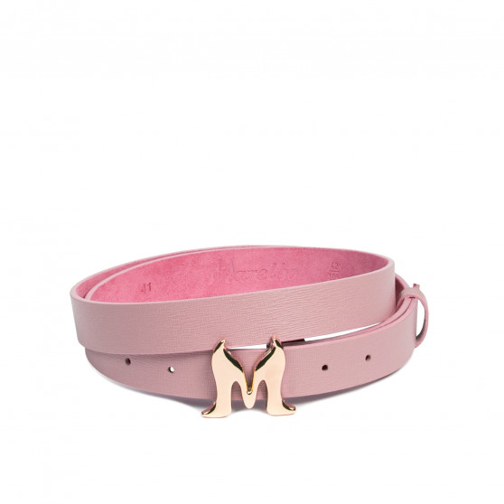 Cinturón de mujer 41m rosa saffiano