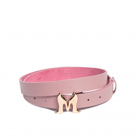Cinturón de mujer 41m rosa saffiano