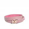 Cinturón de mujer 41m rosa saffiano