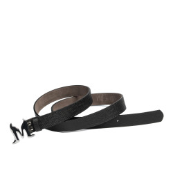 Cinturón de mujer 41m negro saffiano