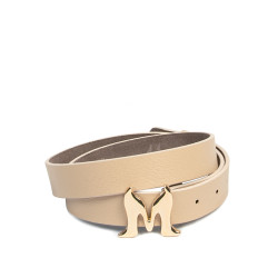 Cinturón mujer 41m capuchino saffiano
