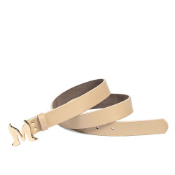 Cinturón mujer 41m capuchino saffiano