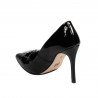 Zapatos elegantes de mujer 1300 charol negro