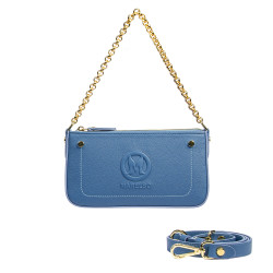 Bolso de mujer de hombro 024g biz azul