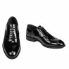 Zapatos elegantes para hombres 964 negro florantic