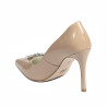 Zapatos elegantes de mujer 1300 charol camel
