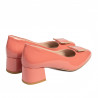 Zapatos elegantes de mujer 1321 charol salmón