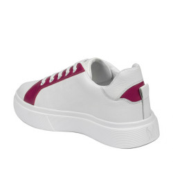Zapatillas deportivas mujer 6073 blanco+fucsia