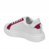Zapatillas deportivas mujer 6073 blanco+fucsia